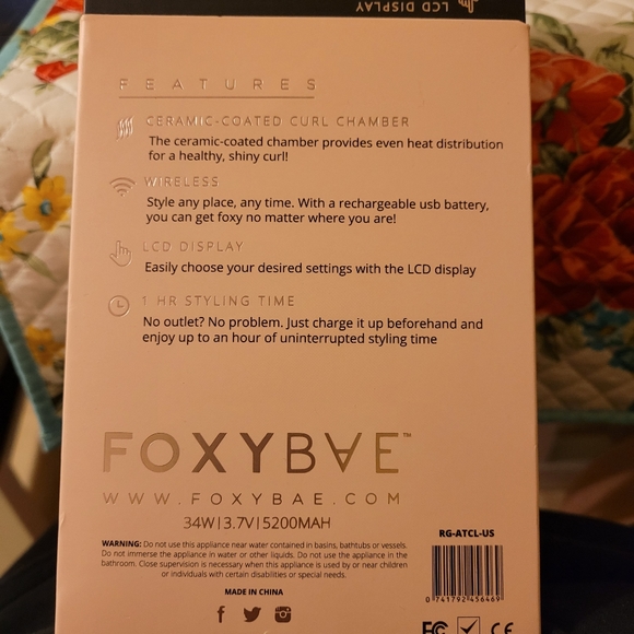 FOXY BAE WIRELESS CURLING CLIPPER - Picture 2 of 2